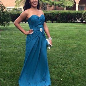 Maxi strapless dress